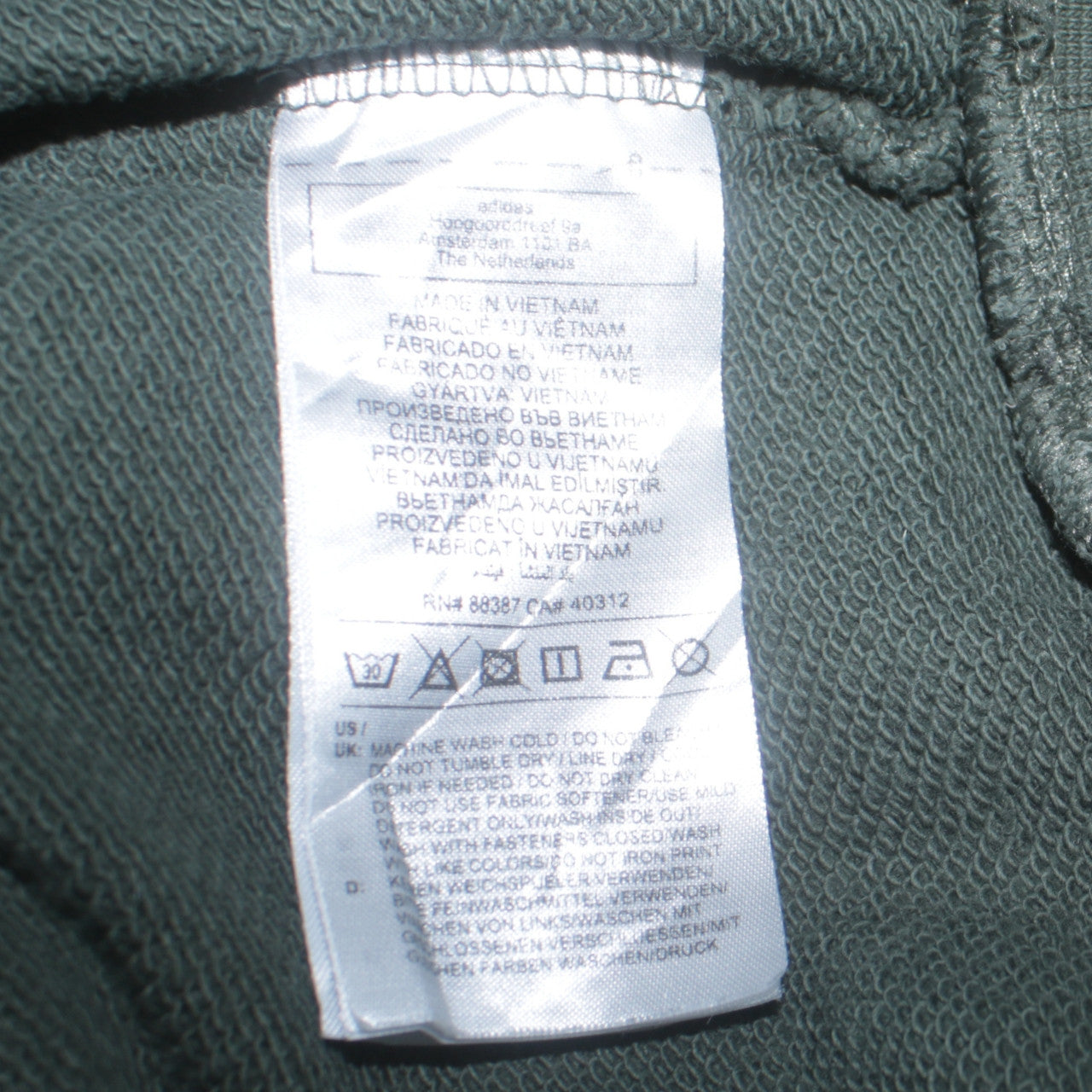 Adidas Adventure Womens Green Pullover Hoodie Size M Classic Fit