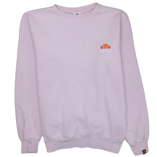 Ellesse Womens Pink Crew Neck Pullover Sweatshirt Size 12