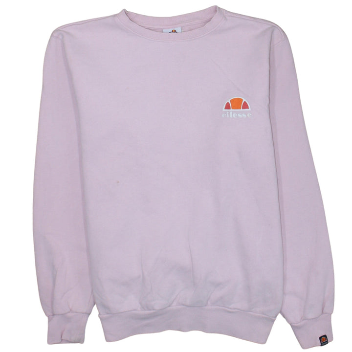 Ellesse Womens Pink Crew Neck Pullover Sweatshirt Size 12