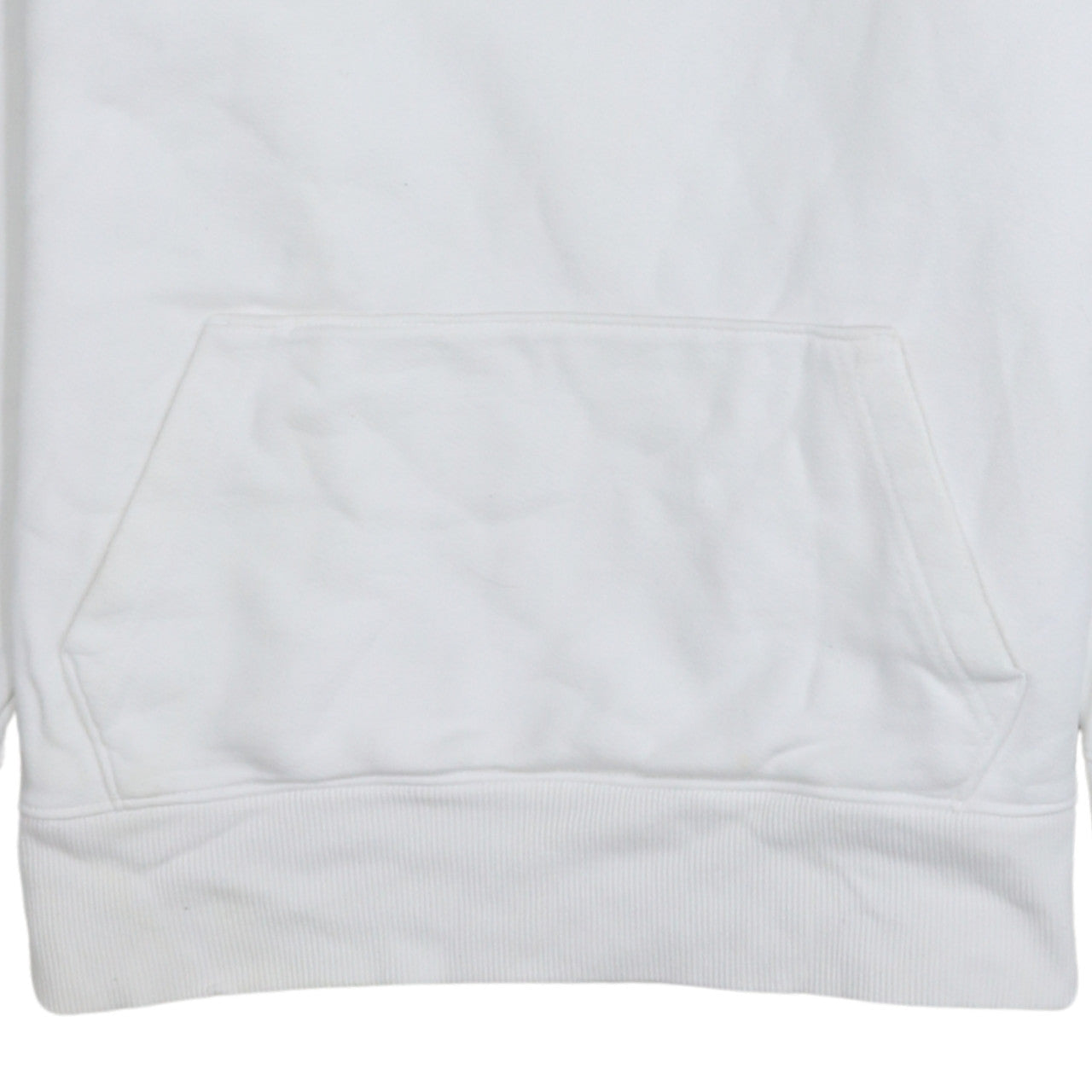 Tommy Jeans Men's White Small Cotton Pullover Hoodie