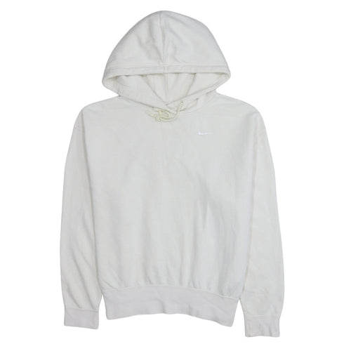 Nike Women's Ivory Pullover Hoodie Small Cotton Blend Sweatshirt