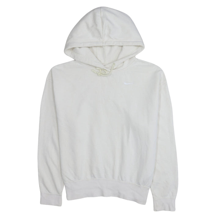 Nike Women's Ivory Pullover Hoodie Small Cotton Blend Sweatshirt