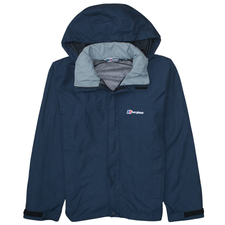 Berghaus Men's Blue Waterproof Hooded Rain Jacket Size S