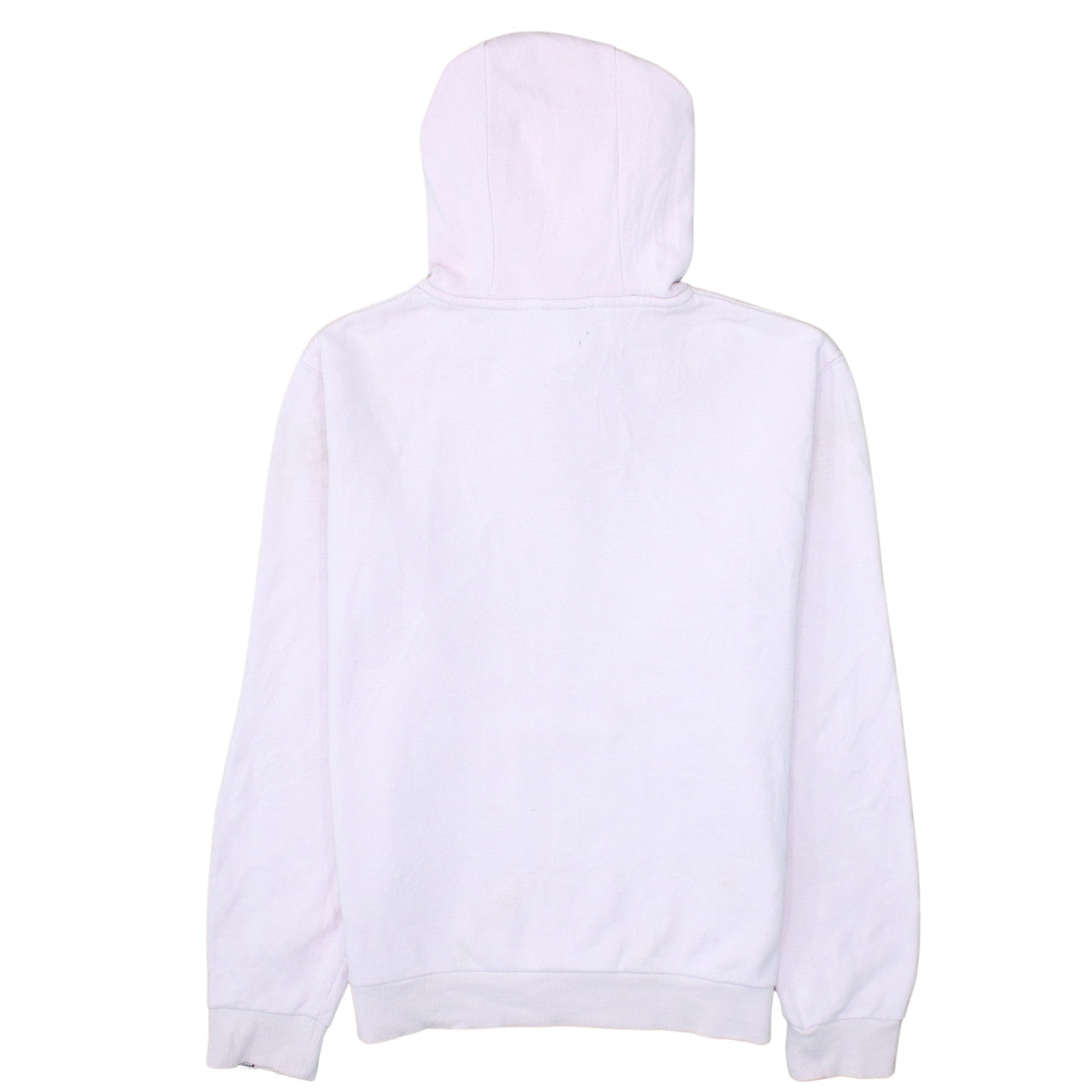 Ellesse Women Pink Pullover Hoodie UK 8 Cotton Blend Logo Print