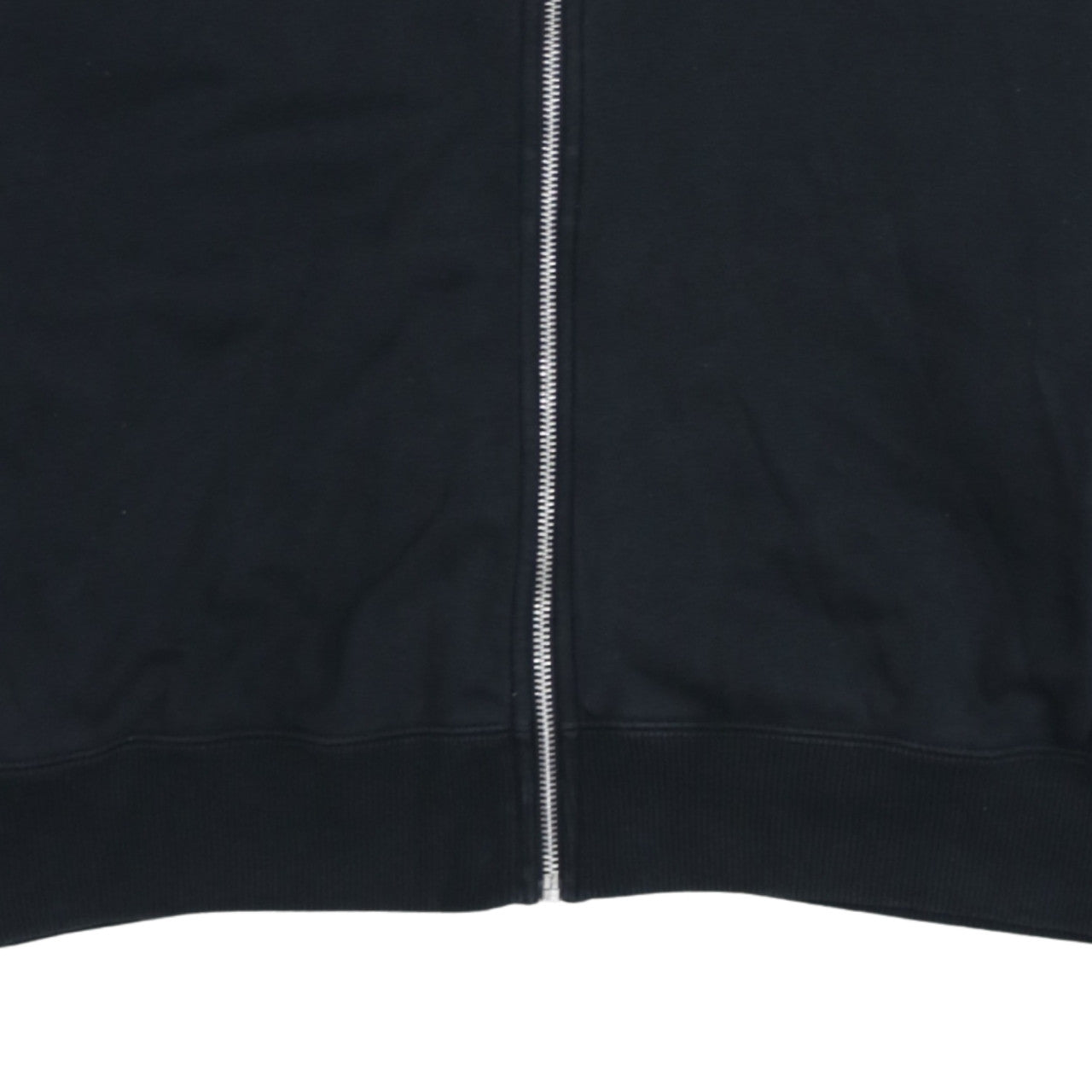 Nike Air Black Full Zip Hoodie Women L Cotton Blend Sportswear