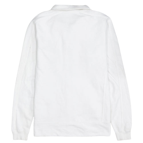 Champion Men's White Full Zip Sweatshirt Jacket Size S