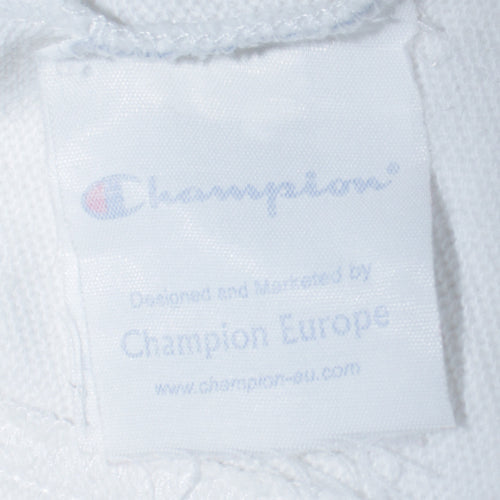 Champion Men's White Full Zip Sweatshirt Jacket Size S