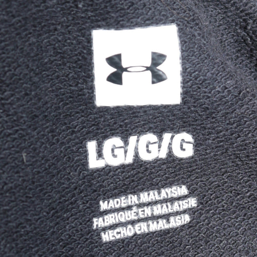 Under Armour Men's Black Pullover Hoodie L Sports Fleece