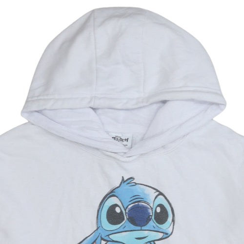 Disney Stitch at Primark White XS Women's Pullover Hoodie