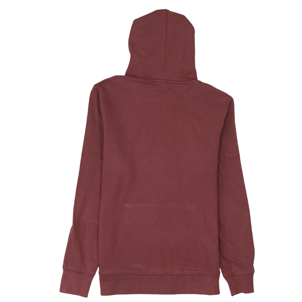 Quiksilver Men's Red Pullover Hoodie Medium Fleece Cotton Blend