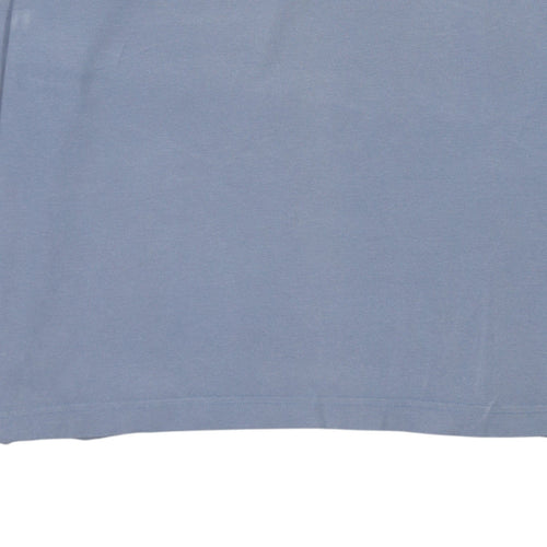 Kappa Men's Blue Long Sleeve Polo Shirt Size L Cotton Casual Top