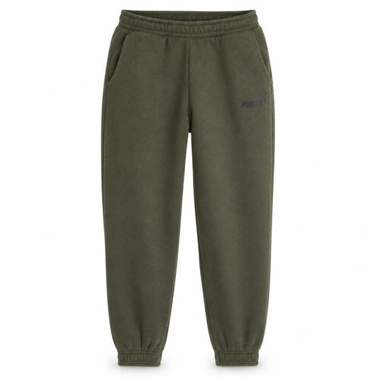 Puma Boys Green Jogger Fleece Sweatpants 15-16 Years Casual Trousers