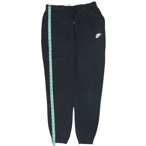 Nike Men Black Fleece Sweatpants Medium Regular Fit Joggers