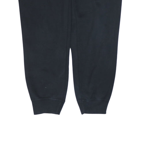 Nike Men Black Fleece Sweatpants Medium Regular Fit Joggers