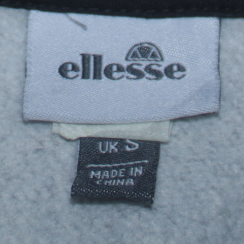 Ellesse Men's Grey 1/2 Zip Hoodie Small Regular Fit Sportswear