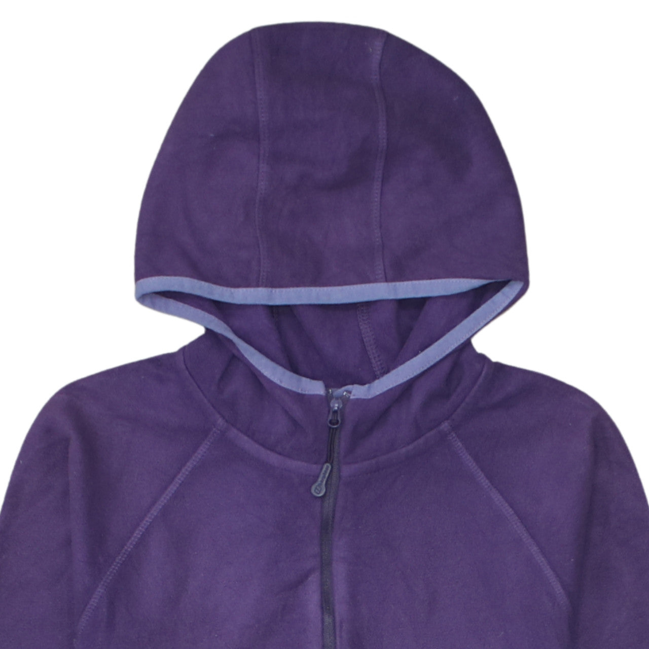 Berghaus Womens Purple Fleece Hoodie Size 10 1/2 Zip Outdoor Top