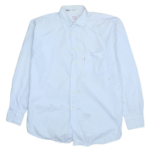 Levi's Men's White XL Button-Up Cotton Casual Shirt
