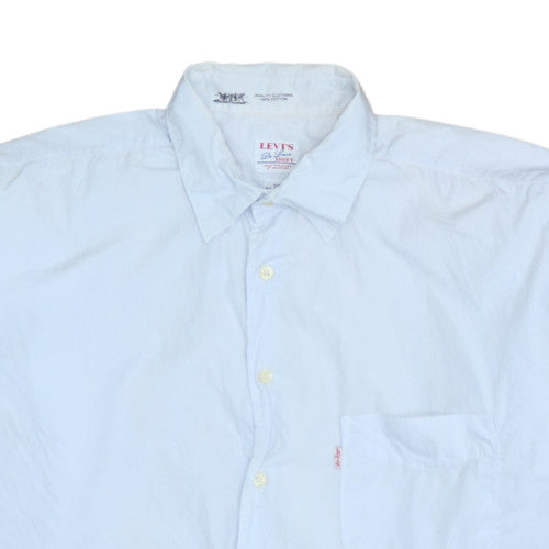 Levi's Men's White XL Button-Up Cotton Casual Shirt