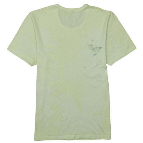 Hugo Boss Womens Yellow Cotton Short Sleeve Basic T-Shirt S