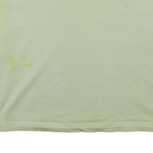 Hugo Boss Womens Yellow Cotton Short Sleeve Basic T-Shirt S