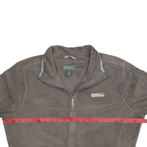 Regatta Women’s Brown Fleece Full Zip Outdoor Jacket Size 14
