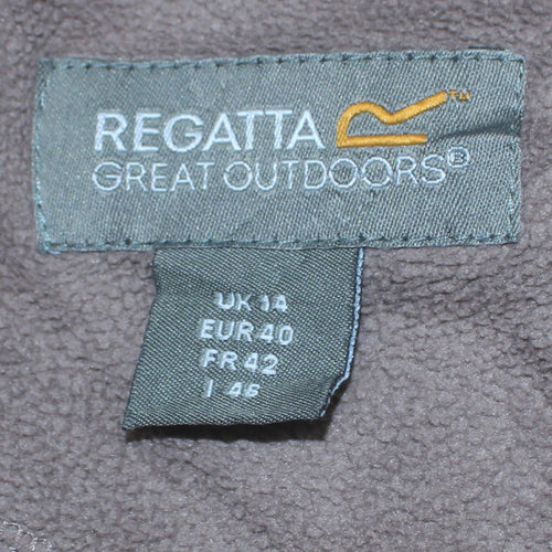 Regatta Women’s Brown Fleece Full Zip Outdoor Jacket Size 14