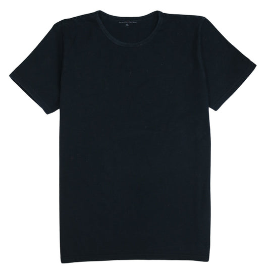 Tommy Hilfiger Men's Black XL Cotton Crew Neck T-Shirt