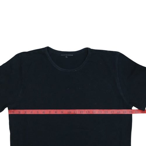 Tommy Hilfiger Men's Black XL Cotton Crew Neck T-Shirt