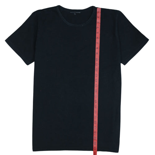 Tommy Hilfiger Men's Black XL Cotton Crew Neck T-Shirt