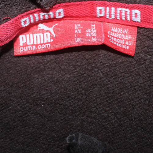 Puma Men's Black M Pullover Hoodie Graphic Logo Sportswear