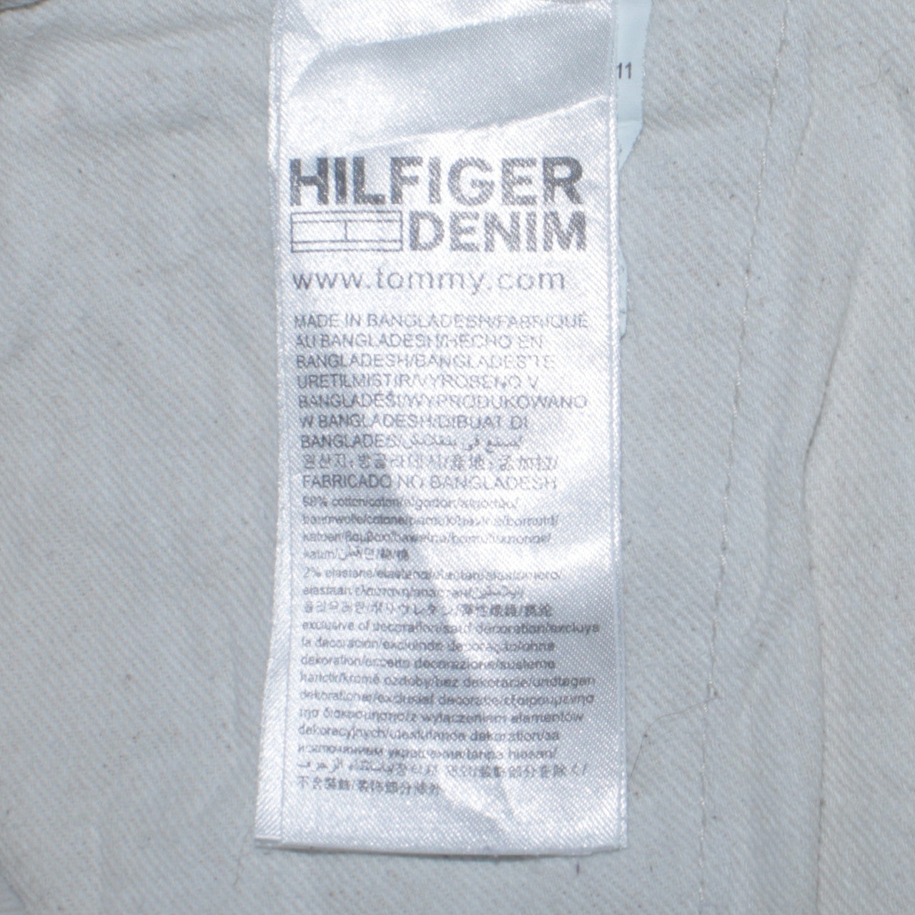 Tommy Hilfiger Mens Beige Chino Shorts Size 34 Regular Fit