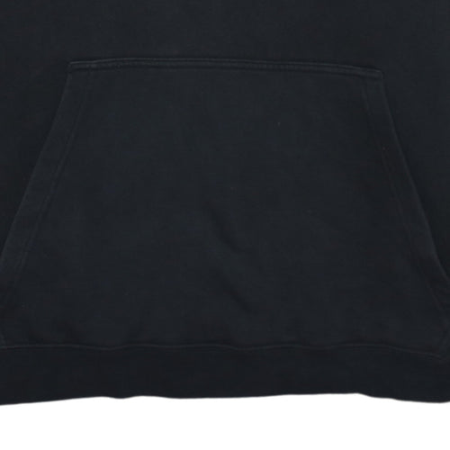 Nike Men’s Black Pullover Hoodie M Embroidered Sports Fleece