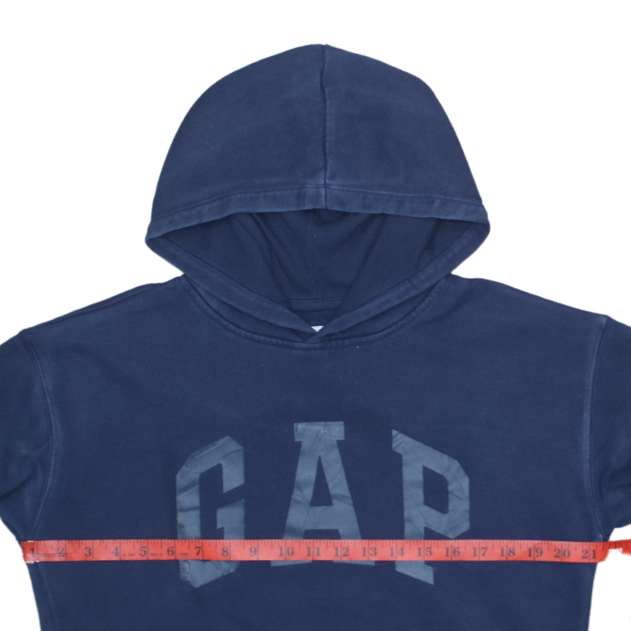 GAP Boys Navy Blue Pullover Hoodie XXL (14-16) Cotton Blend Lined
