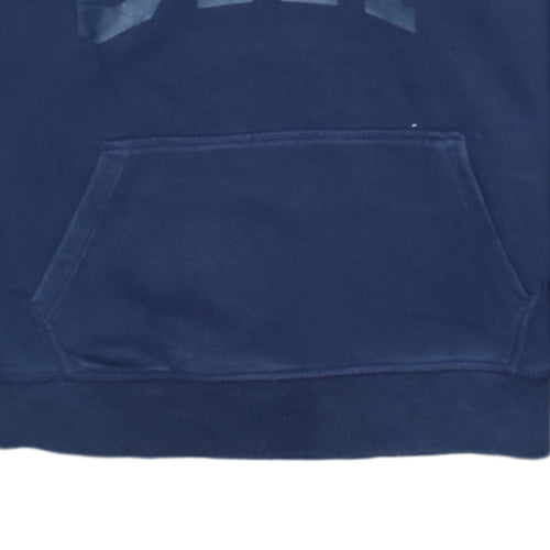 GAP Boys Navy Blue Pullover Hoodie XXL (14-16) Cotton Blend Lined