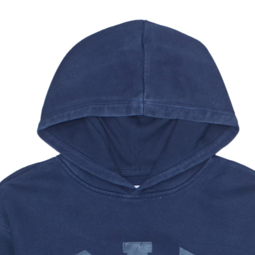 GAP Boys Navy Blue Pullover Hoodie XXL (14-16) Cotton Blend Lined
