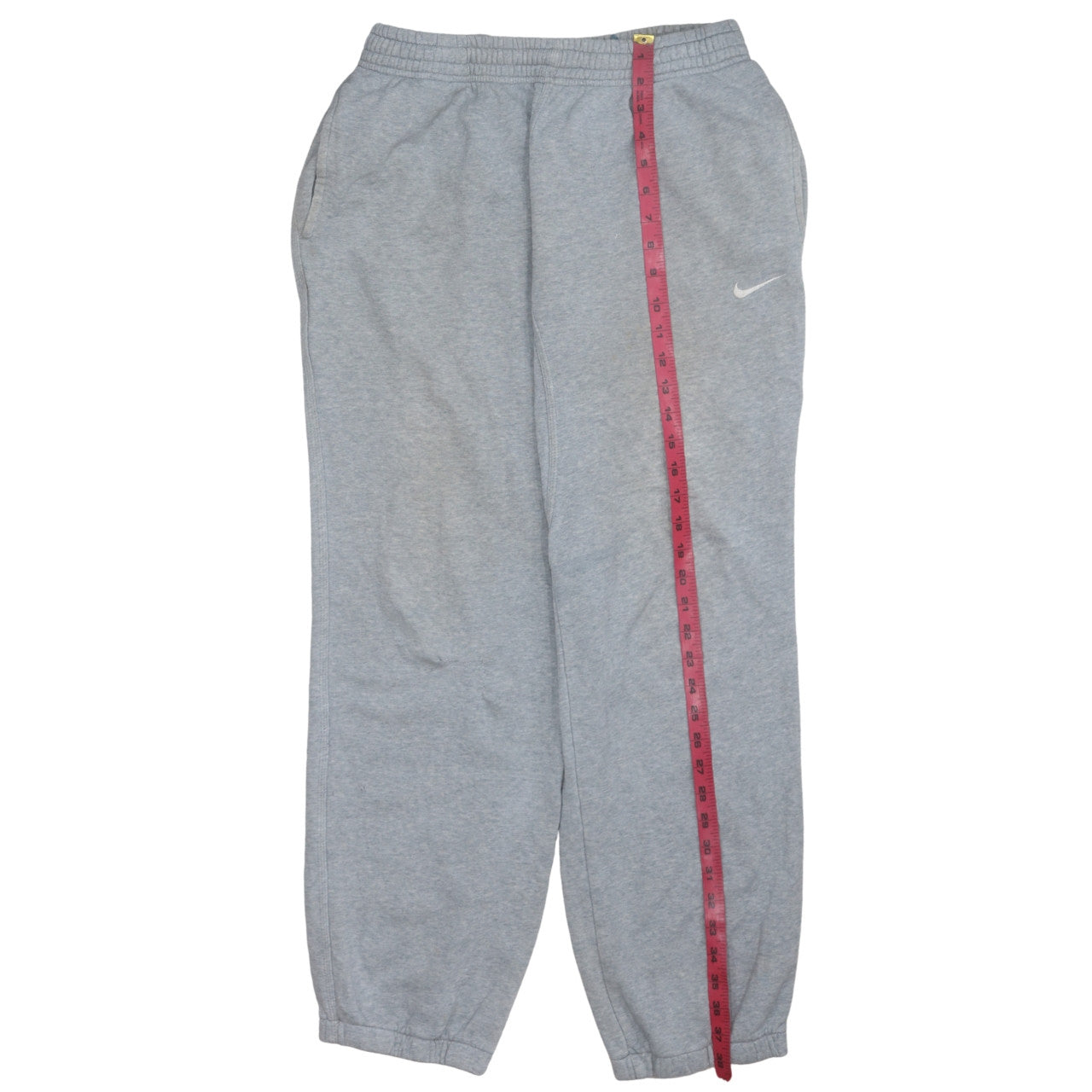 Nike Men's Grey Regular Fit Fleece Sweatpants M