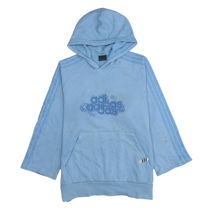 Adidas Men's Blue XL Pullover Hoodie Fleece Sportswear