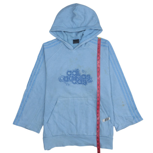 Adidas Men's Blue XL Pullover Hoodie Fleece Sportswear