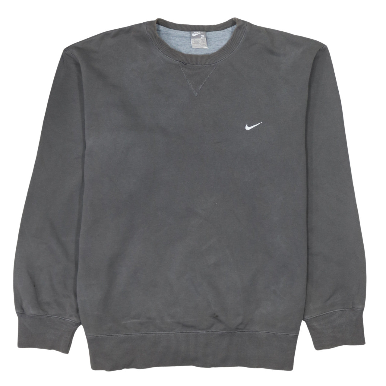 Nike Men's Grey XL Pullover Sweatshirt Crew Neck Regular Fit