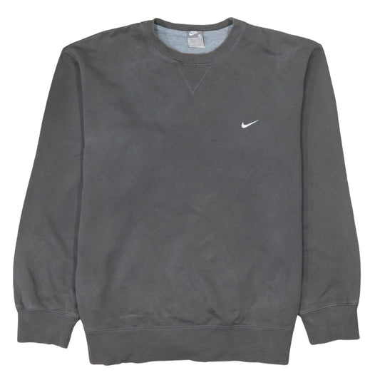 Nike Men's Grey XL Pullover Sweatshirt Crew Neck Regular Fit
