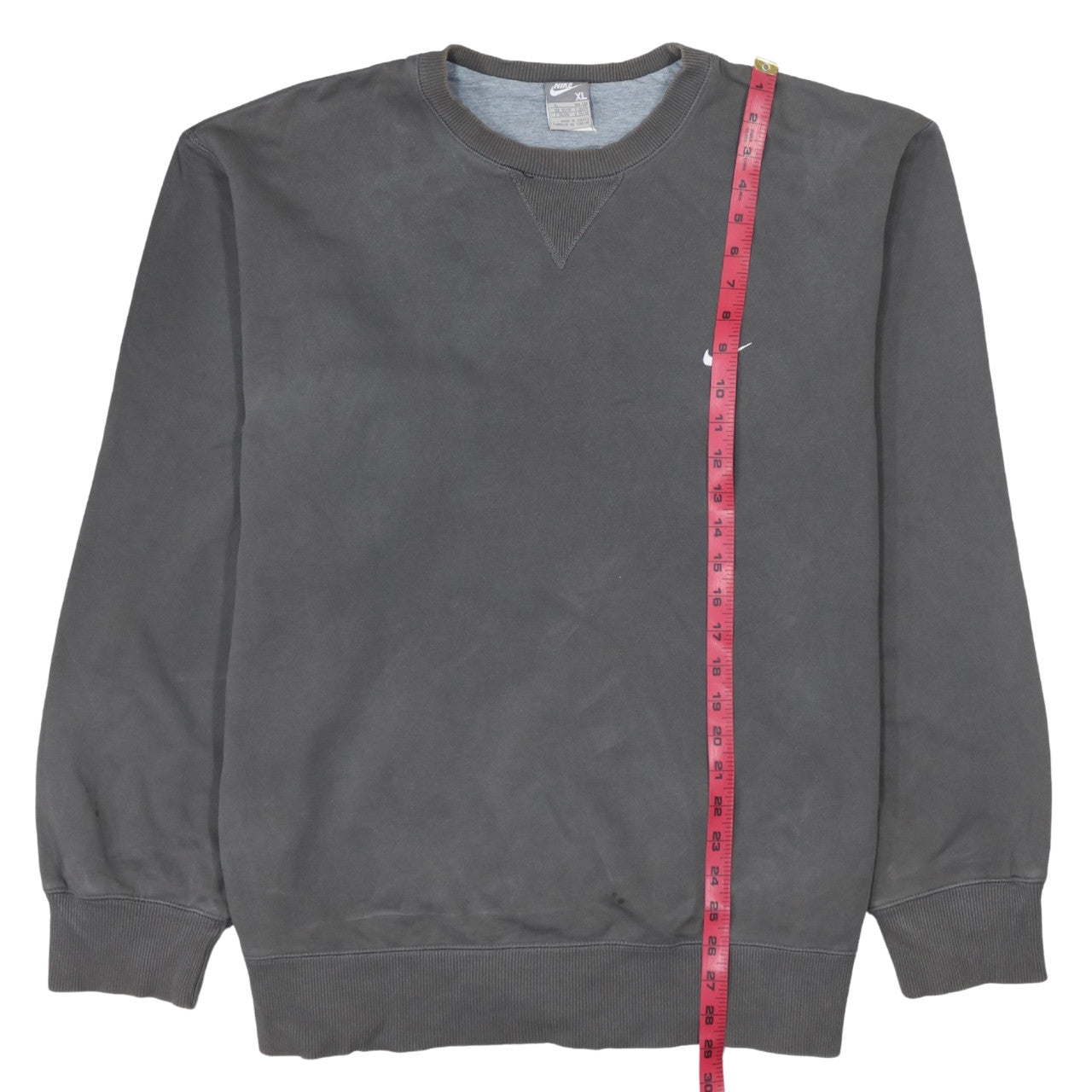 Nike Men's Grey XL Pullover Sweatshirt Crew Neck Regular Fit