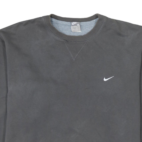 Nike Men's Grey XL Pullover Sweatshirt Crew Neck Regular Fit
