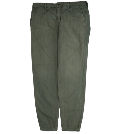 Tommy Hilfiger Men's Green Chino Trousers L 36x32 Regular Fit