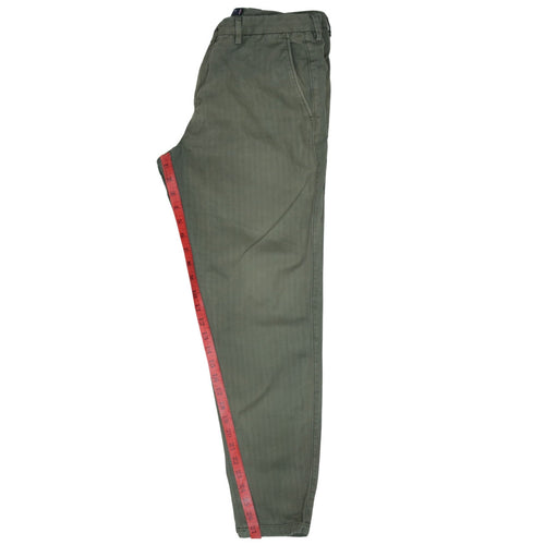 Tommy Hilfiger Men's Green Chino Trousers L 36x32 Regular Fit