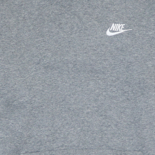 Nike Boys Grey Pullover Hoodie XL 158-170cm Cotton Blend Sweatshirt