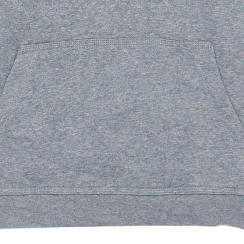 Nike Boys Grey Pullover Hoodie XL 158-170cm Cotton Blend Sweatshirt