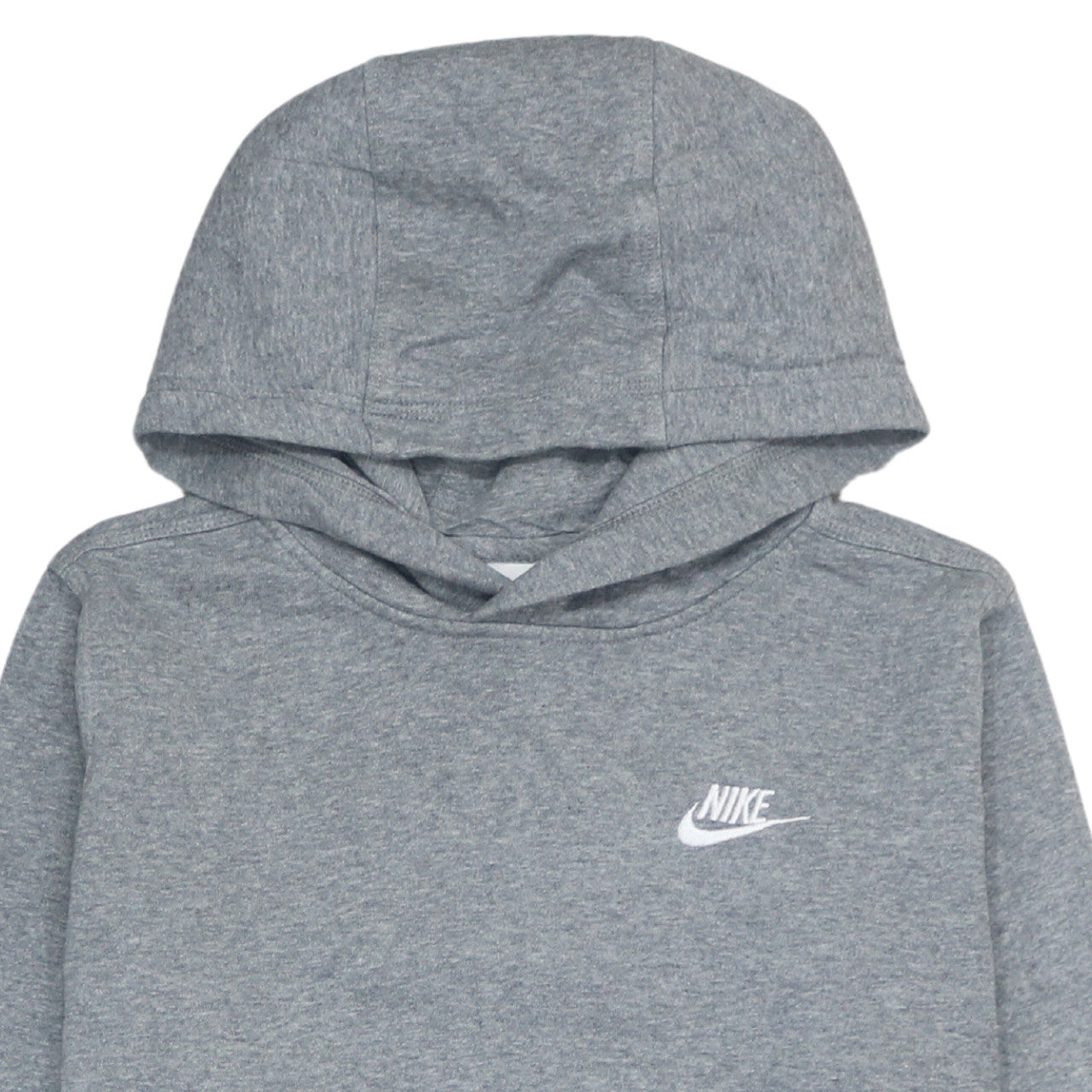 Nike Boys Grey Pullover Hoodie XL 158-170cm Cotton Blend Sweatshirt