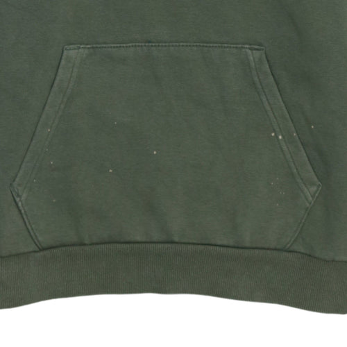 Puma Women’s Green Pullover Hoodie XS Relaxed Fit Casual Sweatshirt