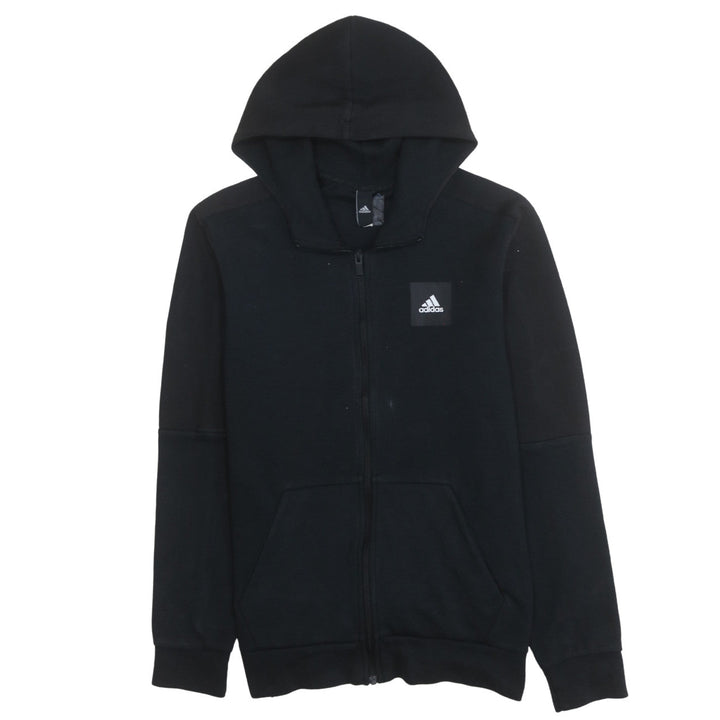 Adidas Men's Black Full Zip Hoodie Size M Regular Fit