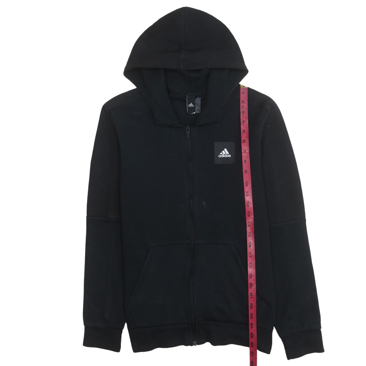Adidas Men's Black Full Zip Hoodie Size M Regular Fit